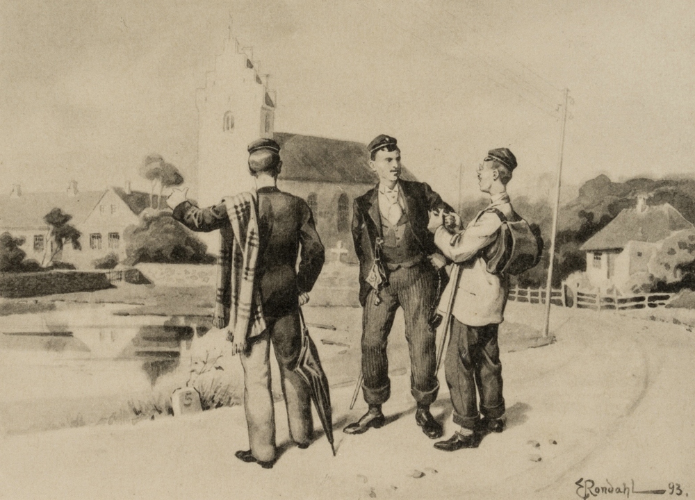 Studenten auf Wanderschaft