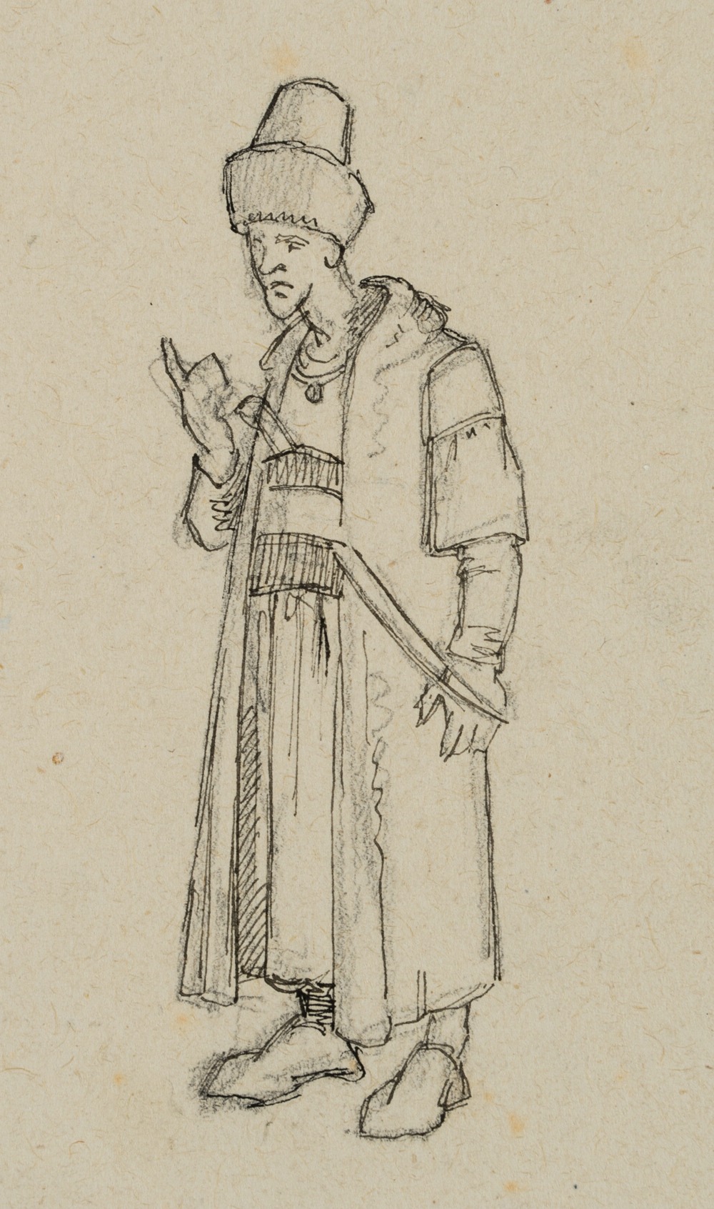 Kostümstudie eines Orientalen