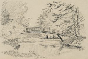 Brücke im Park, Dänemark