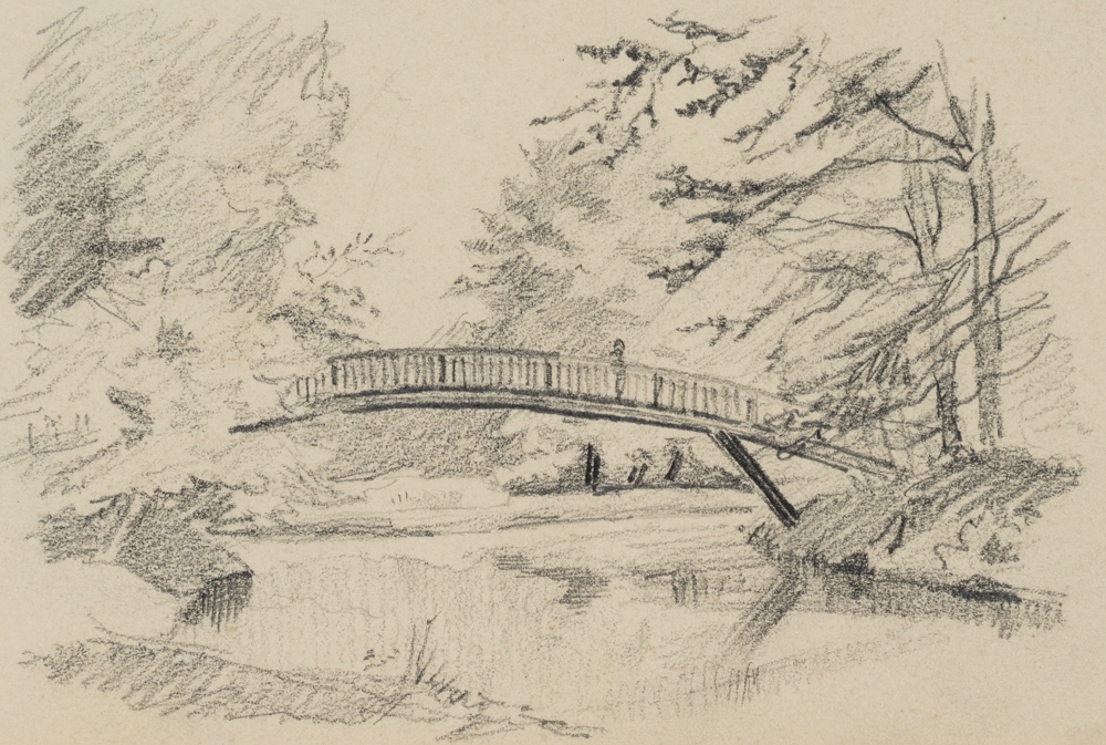 Brücke im Park, Dänemark