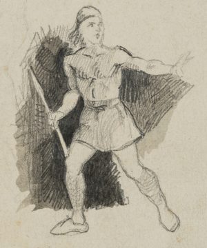 Studie eines nordischen Kriegers