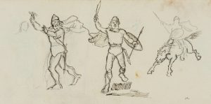 Nordische Krieger und Reiter