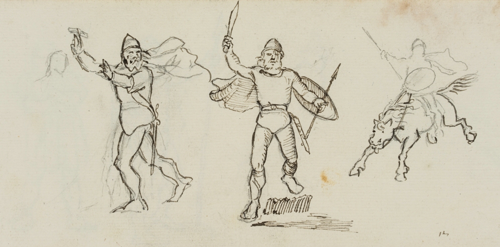 Nordische Krieger und Reiter