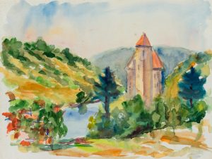 Kirche im friedlichen Tal