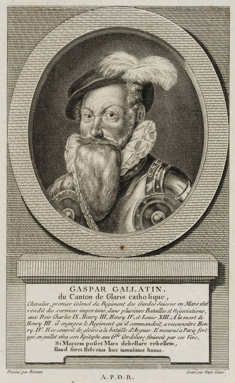 Schweizer Landsknecht Caspar Gallatin