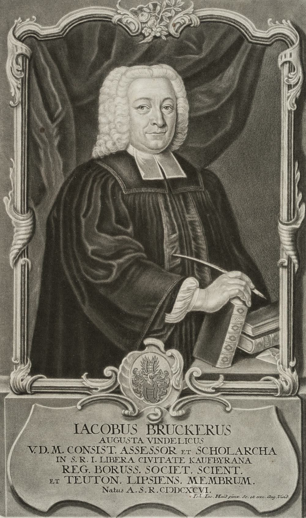 Theologe Joh. Brucker(1696-1770)