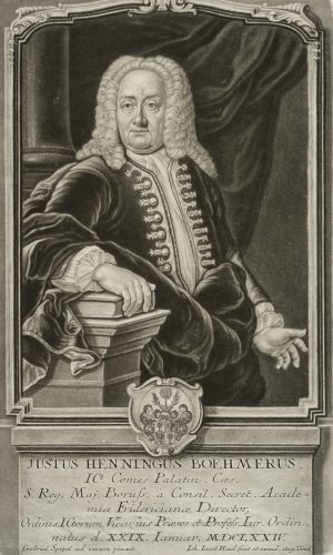 Jurist Justus Henning Böhmer(*1674)