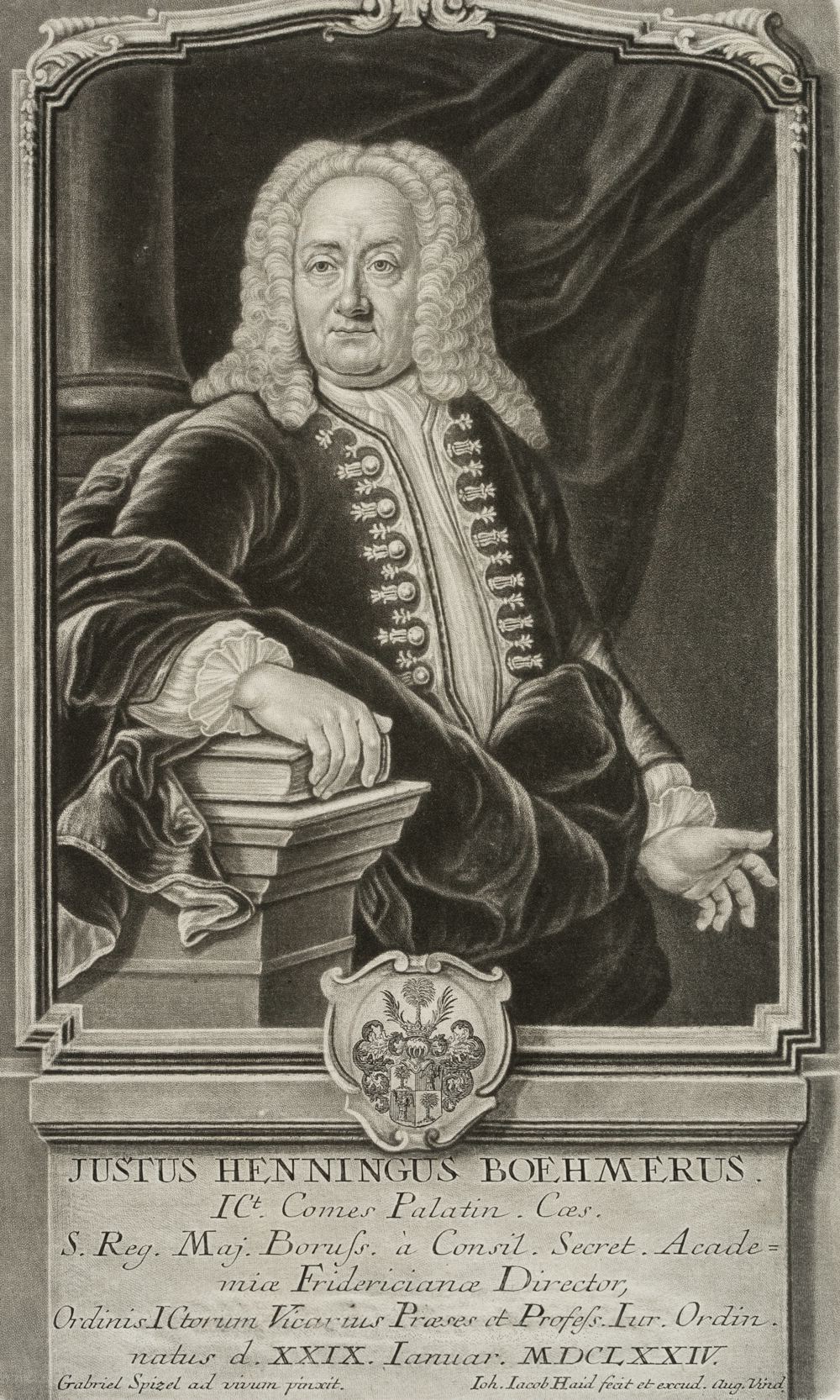 Jurist Justus Henning Böhmer(*1674)
