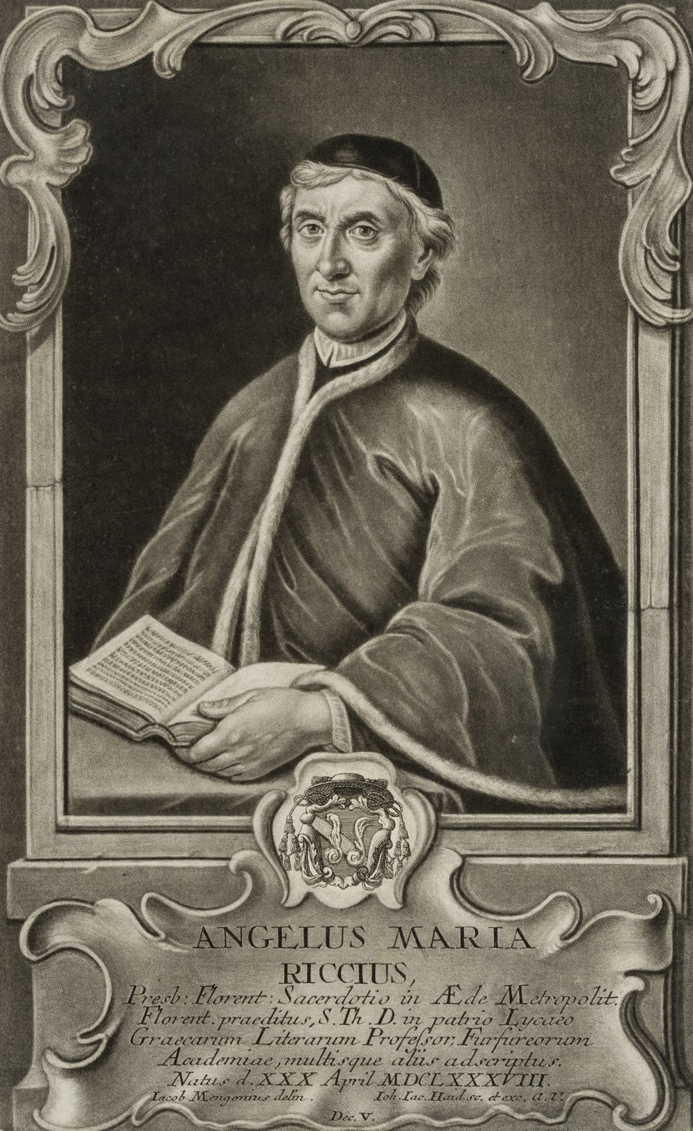 Altphilologe Angiol Maria Ricci(*1688)
