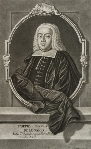Jurist Jos. Aurelius de Januario (*1701)