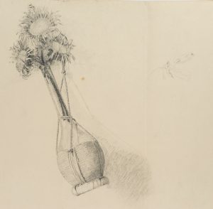 Verblühende Wildblumen