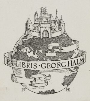 Exlibris Georg Halm München