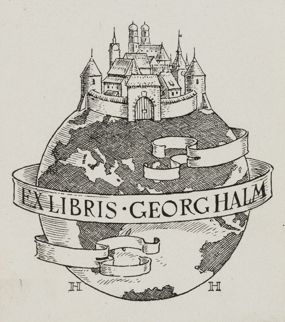Exlibris Georg Halm München