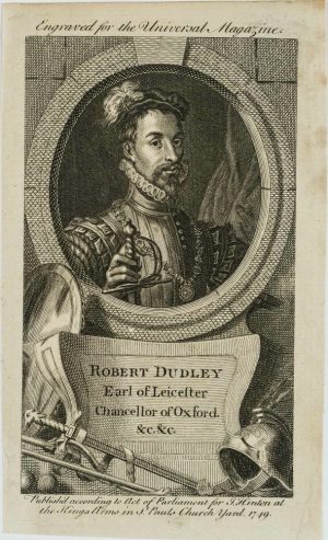 R. Dudley in historischem Kostüm