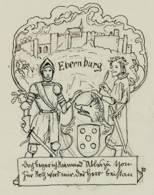 Satirisches Wappens, Ebernburg