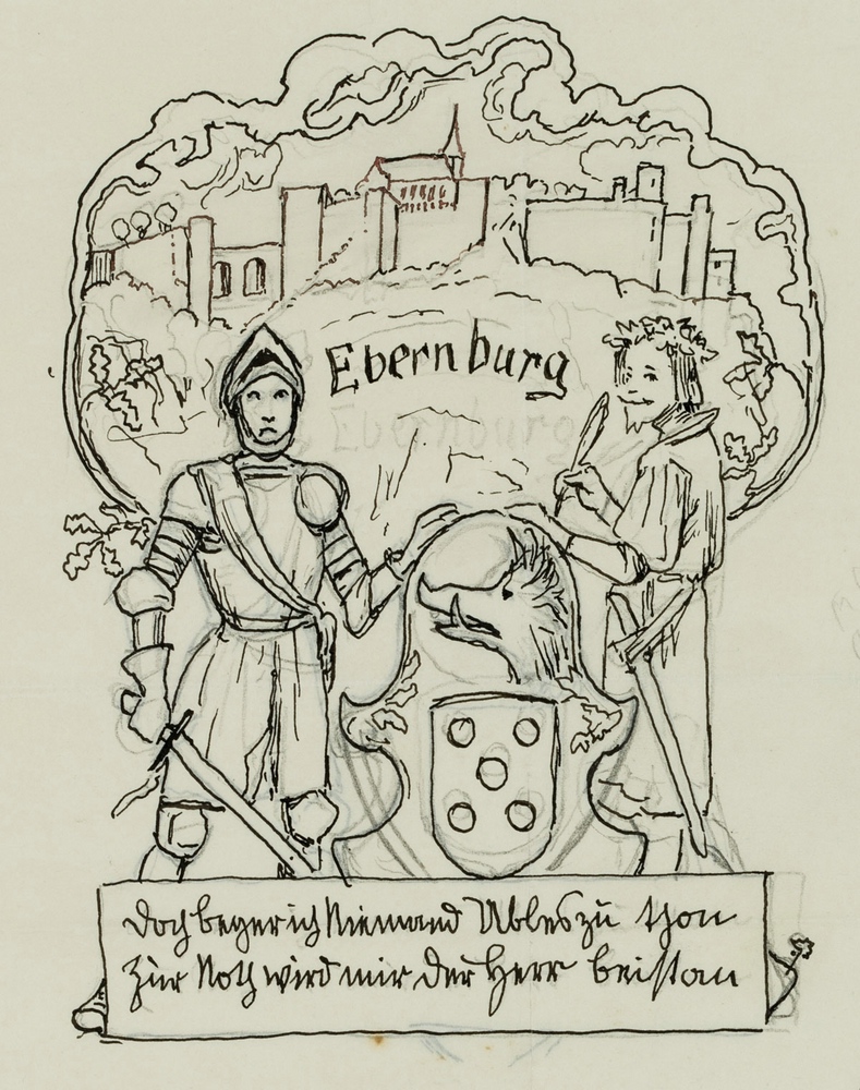 Satirisches Wappens, Ebernburg