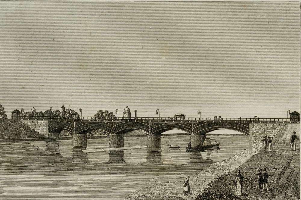 Ansicht der Austerlitz Brücke, Paris