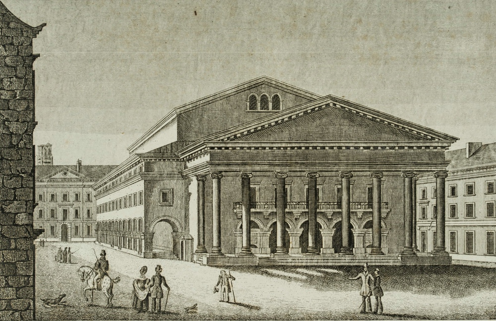 Ansicht der königl. Oper, Brüssel