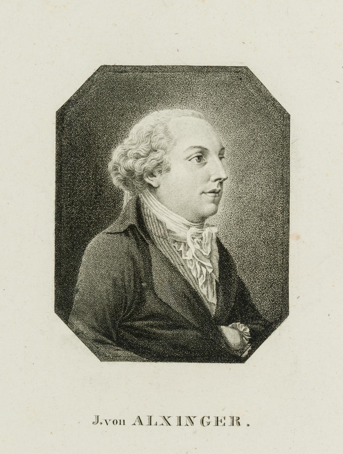 Schriftstellers J. v. Alxinger