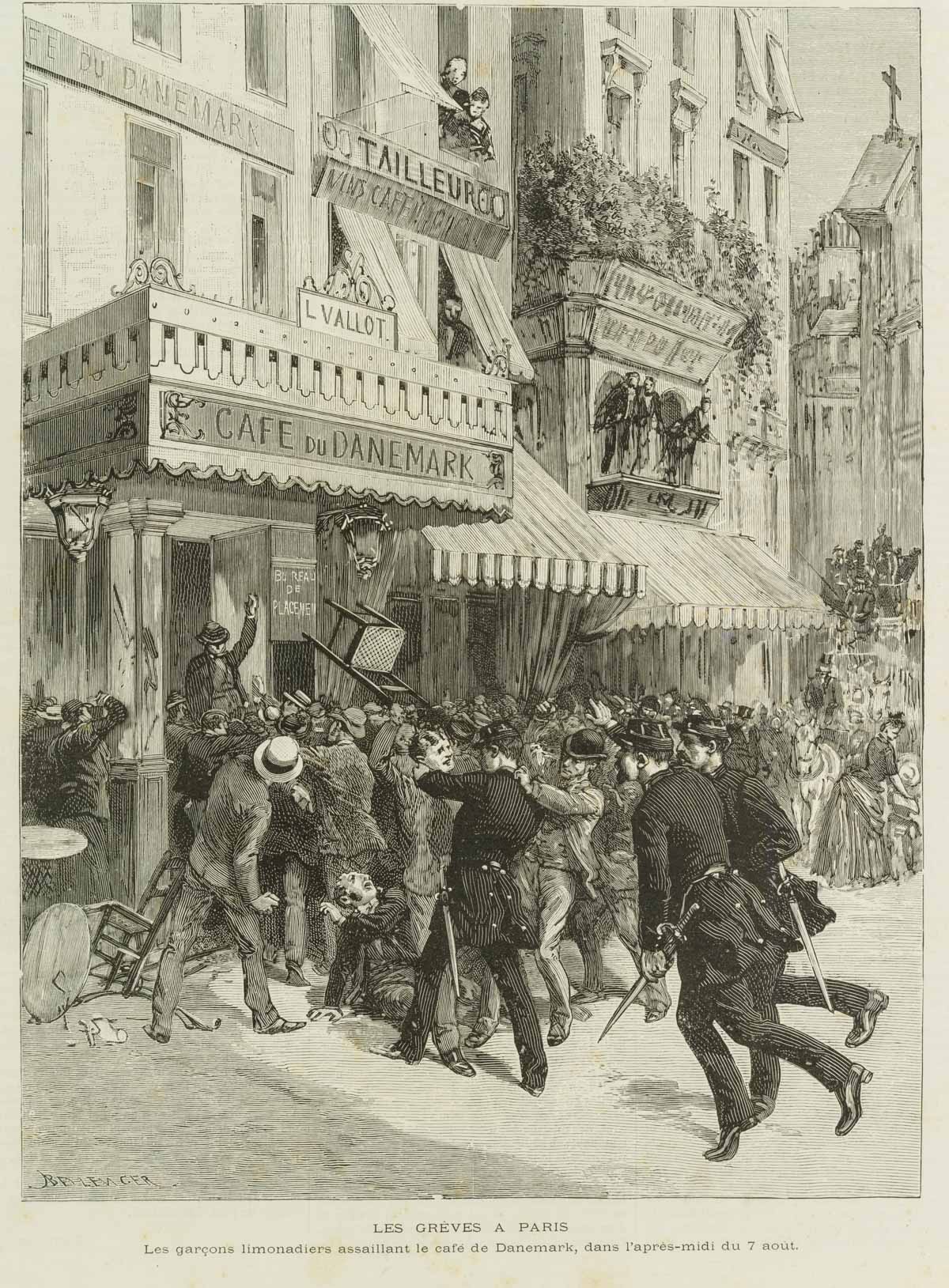 Arbeiterstreik in Paris