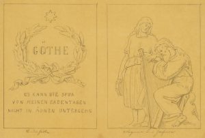 Entwürfe Berliner Goethedenkmal