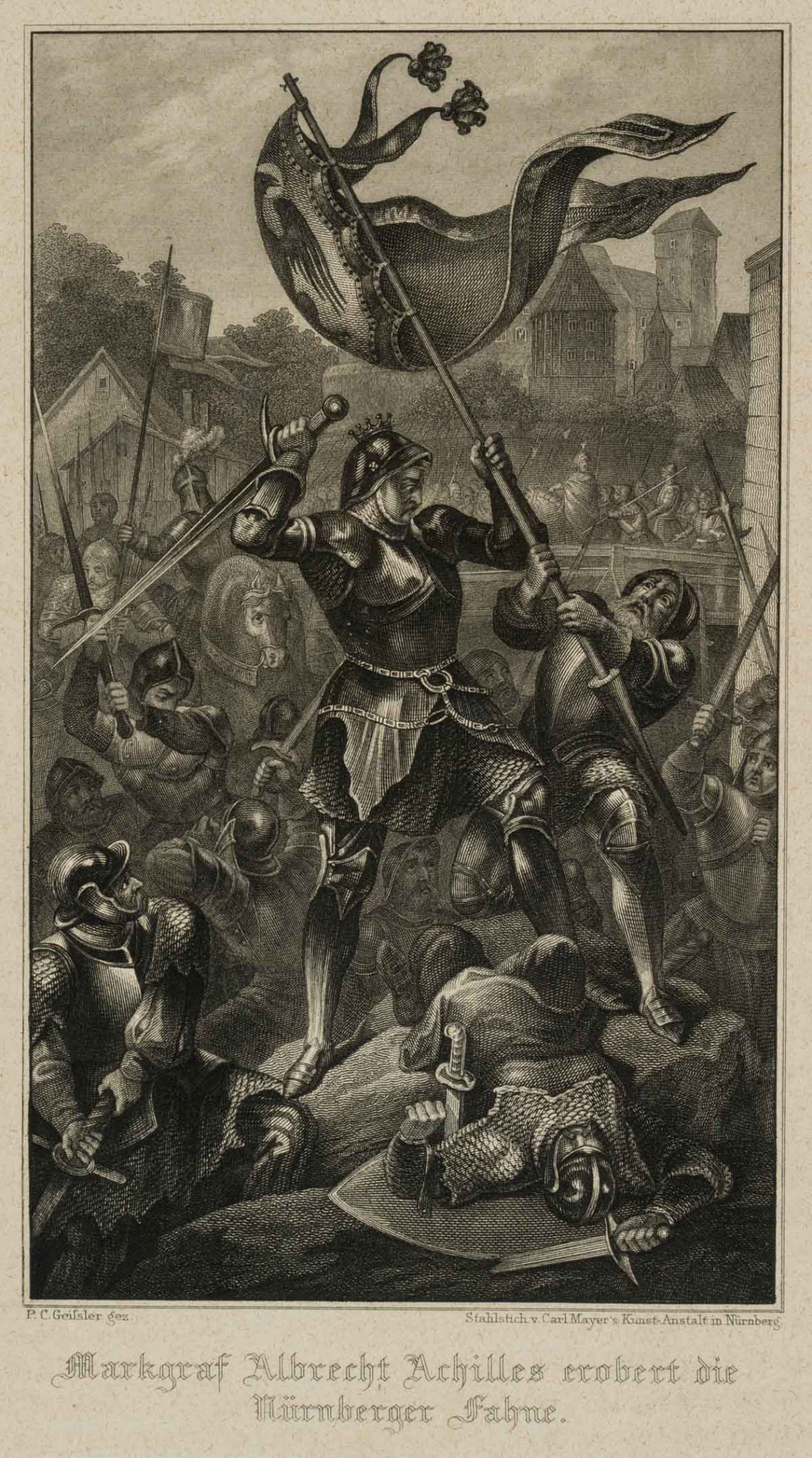 Markgraf Achilles (*1414) erobert Nürnberg