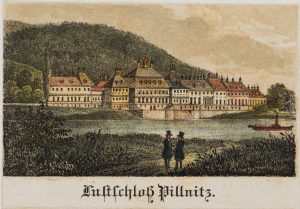 Ansicht von Schloss Pillnitz bei Dresden