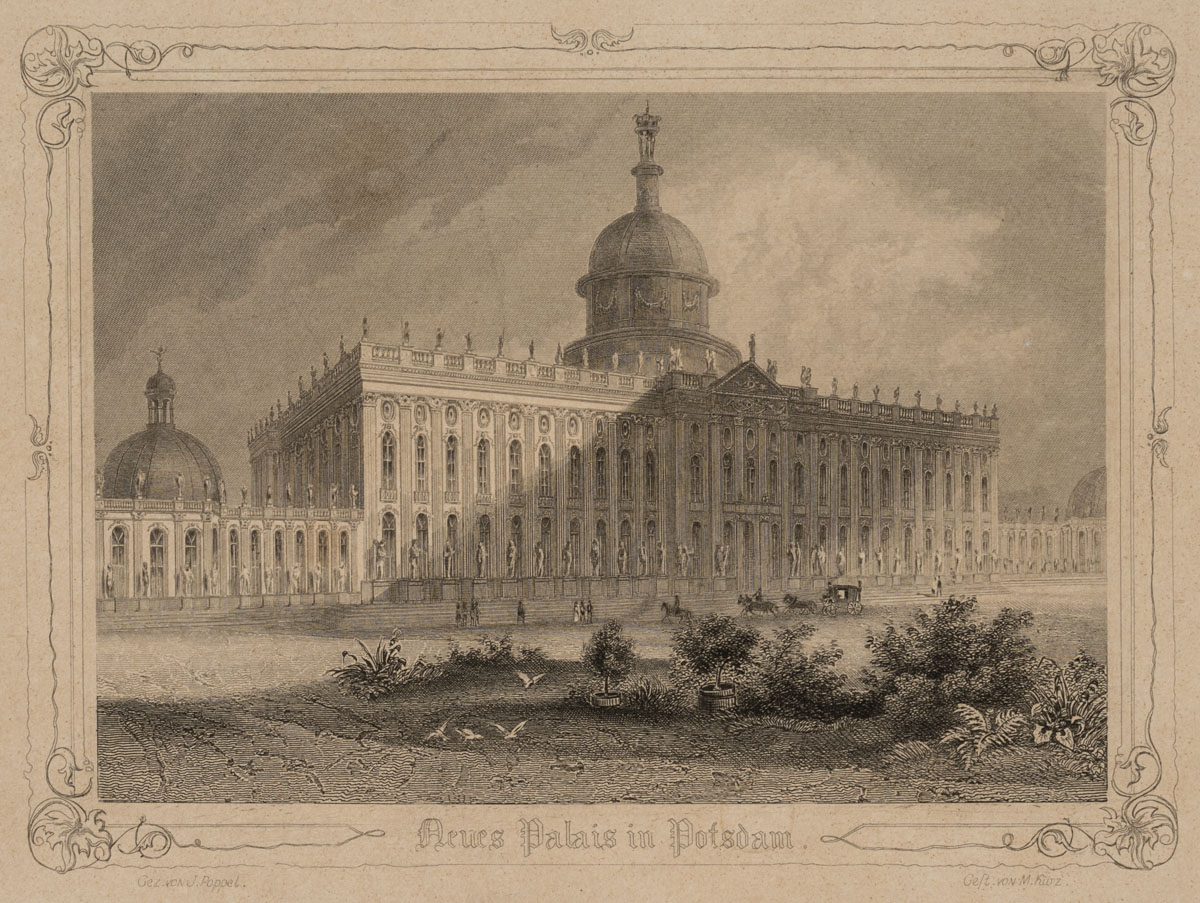 Ansicht des Neuen Palais