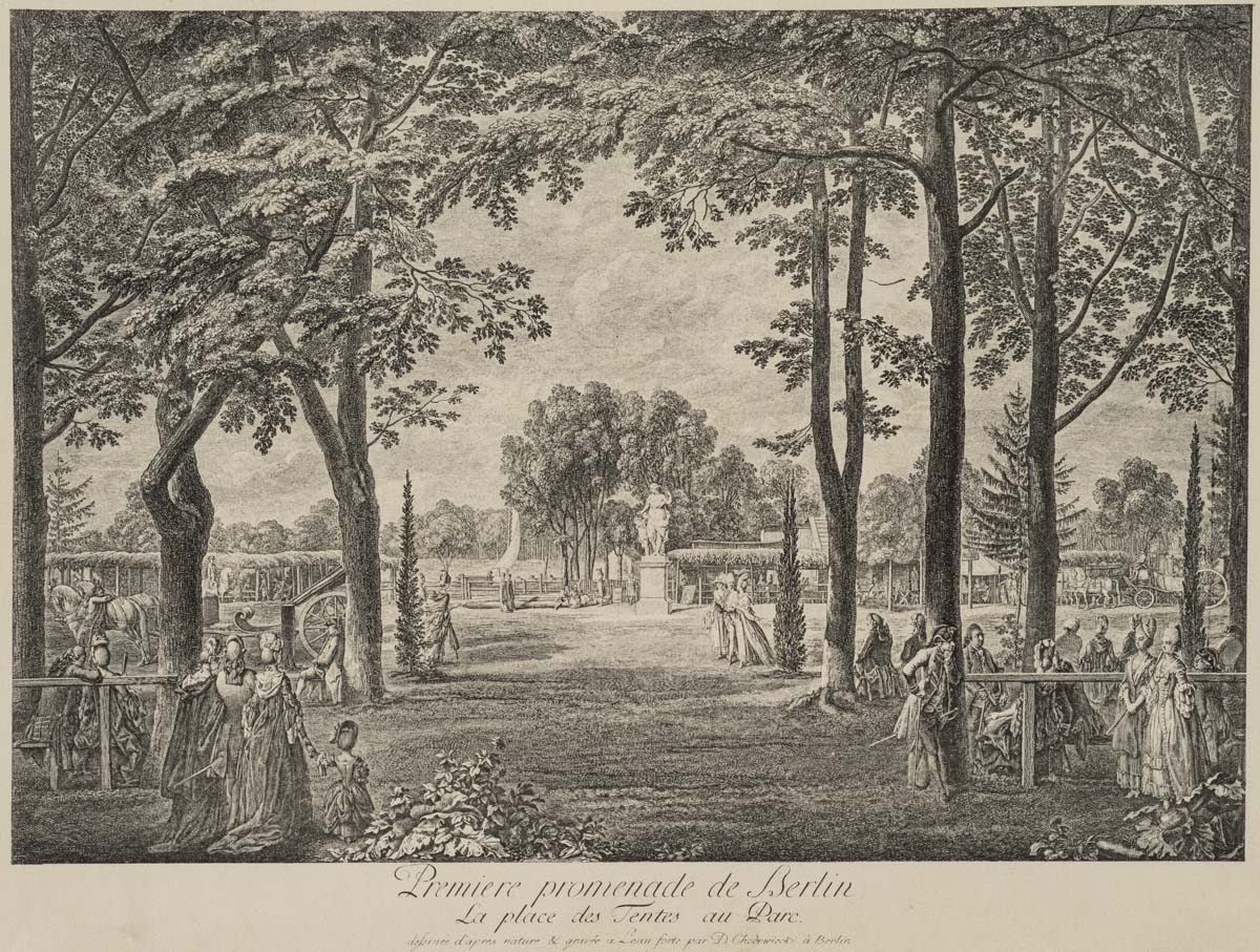 Promenade im Berliner Tiergarten