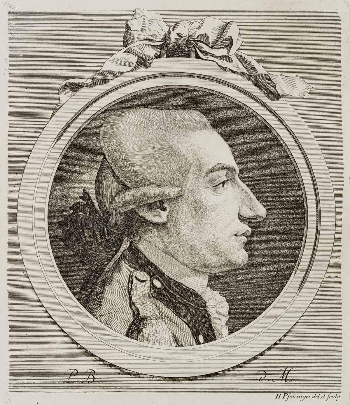 Offizier P. B. von Muralt