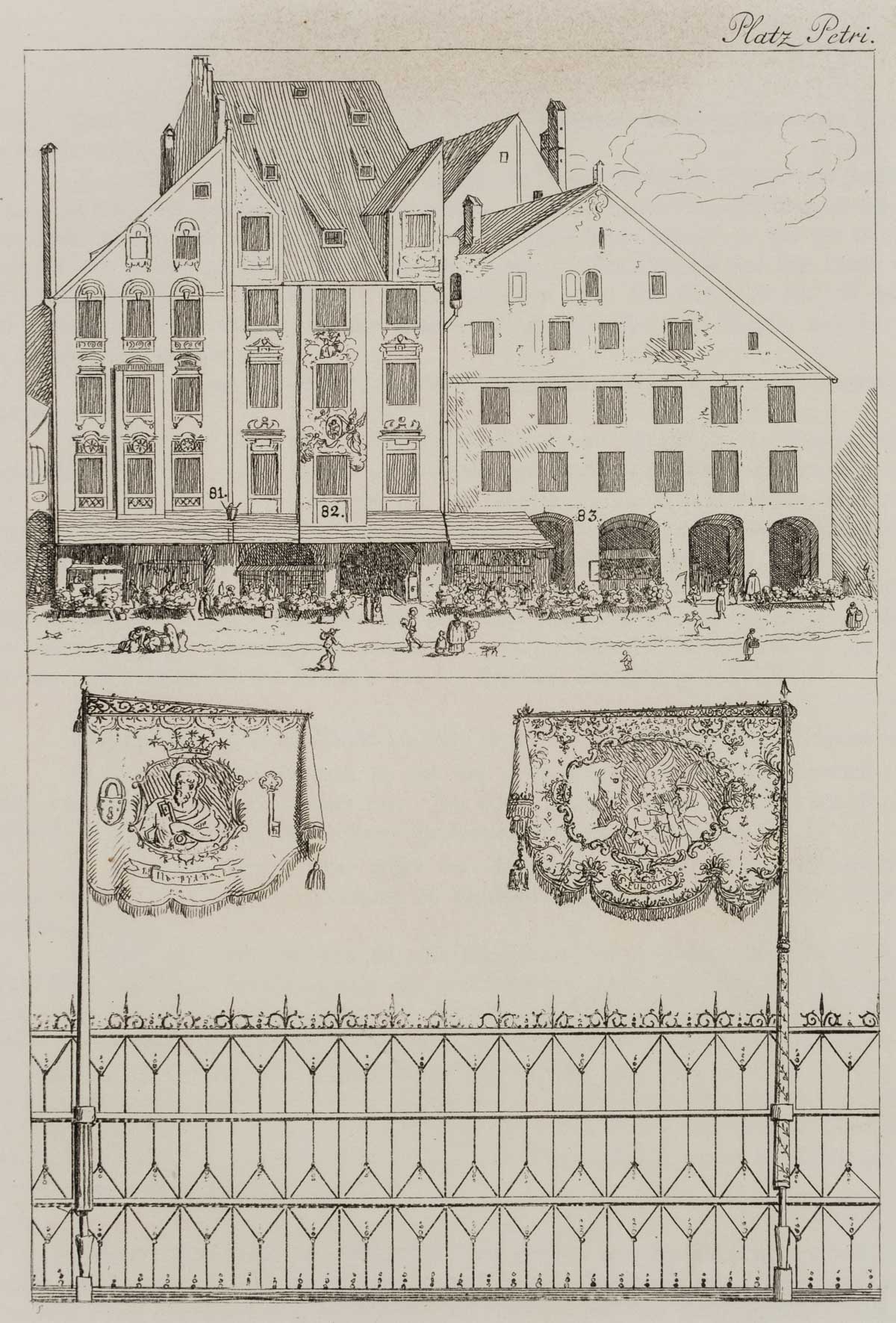 Häuser am Platz Petri