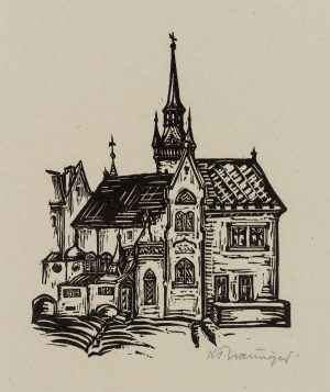 Petersbergl mit Rathaus, München