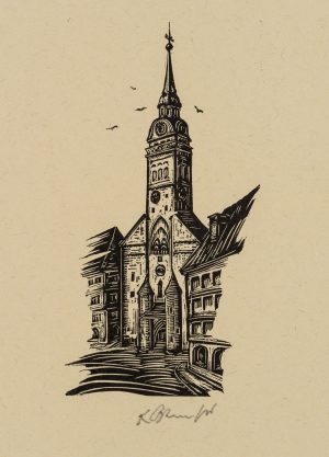 Ansicht der Peterskirche, München