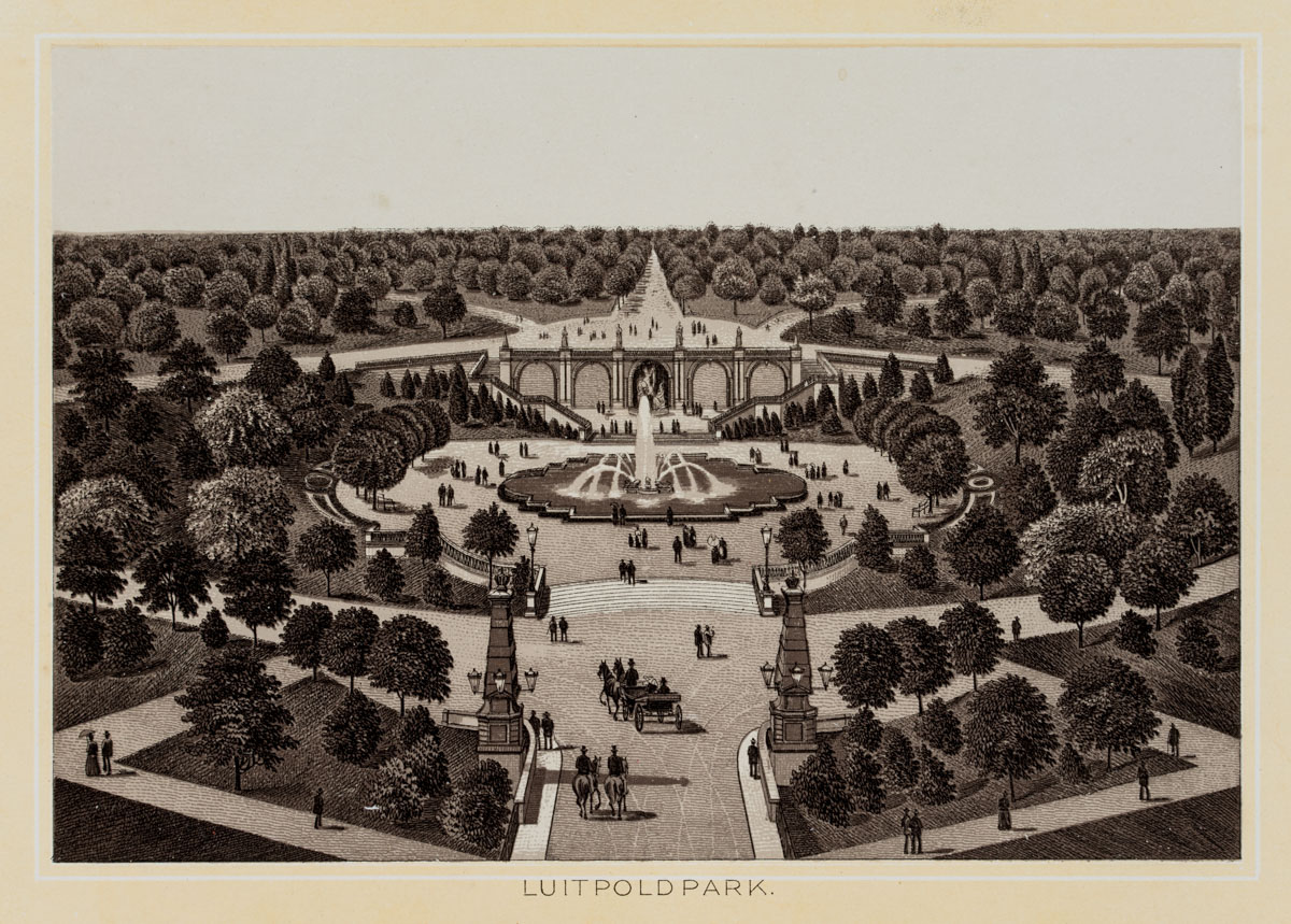 Der Luitpoldpark in München