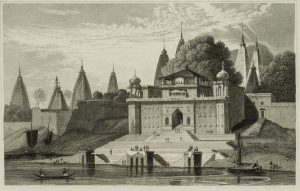 Ansicht von Varanasi, Indien