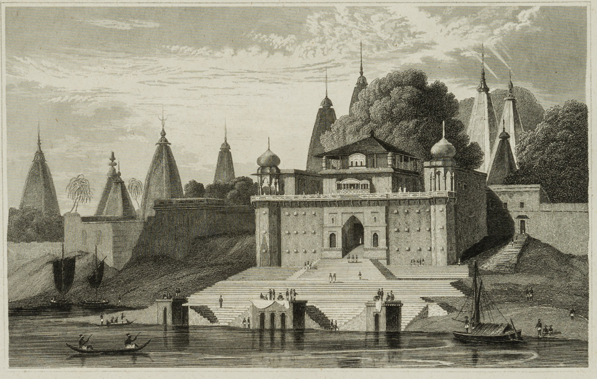 Ansicht von Varanasi, Indien