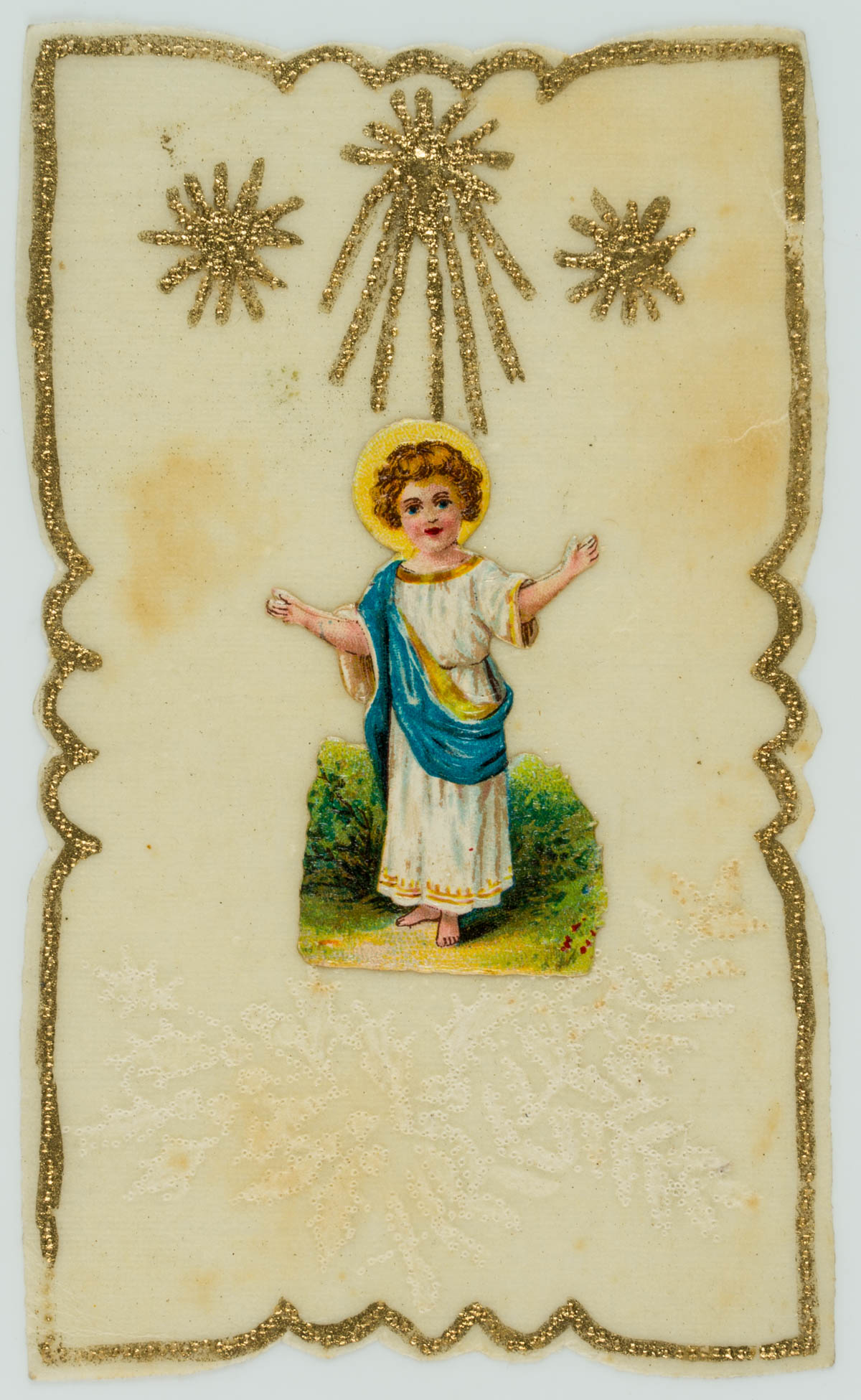 Votivkarte mit Jesusknaben