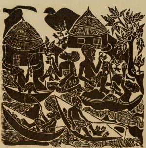 Darstellung indigener Fischer