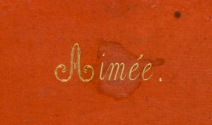 Sammelalbum für Fotografien Aimée