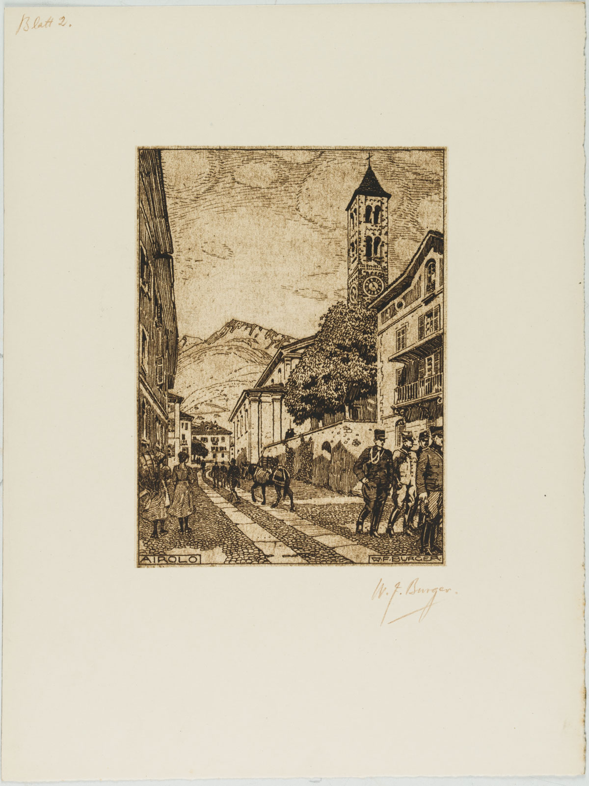 Airolo, Mappe m. Ansichten