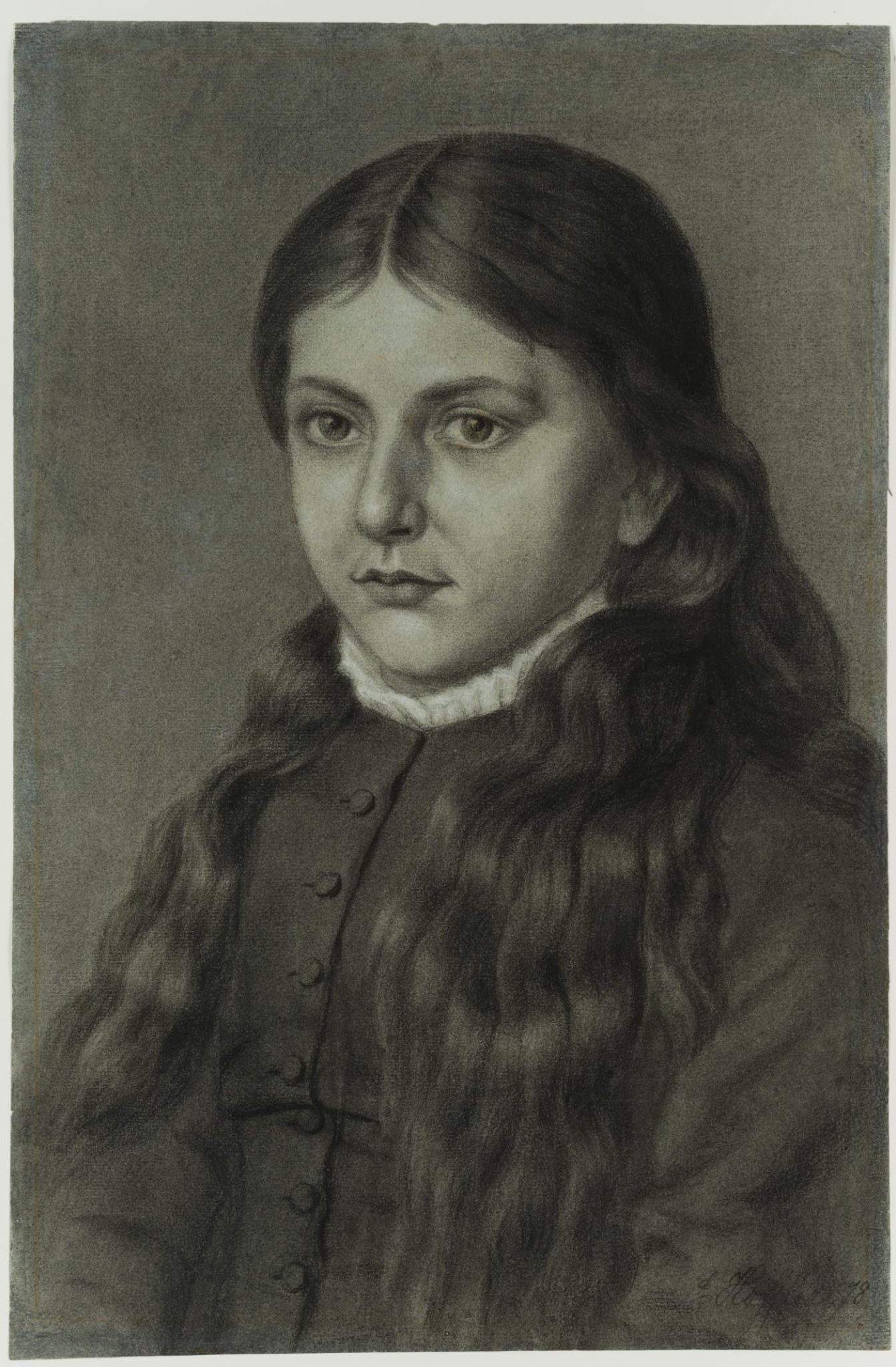 Mädchen mit langen Haaren