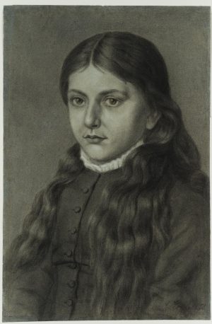 Mädchen mit langen Haaren