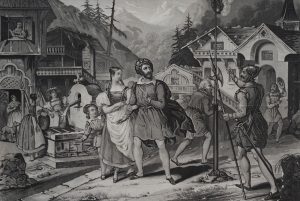 Wilhelm Tell verweigert den Gruß