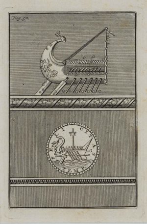 Galeere mit Schutzpatron