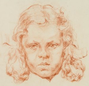 Portraitstudie eines Mädchens
