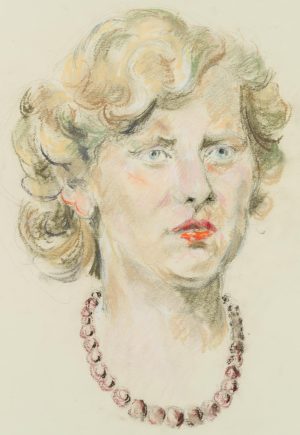 Portraitstudie einer Frau mit Kette