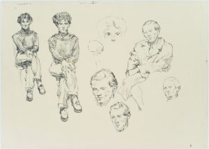 Sieben Portraitstudien