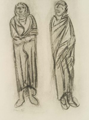 Zwei stehende Figuren