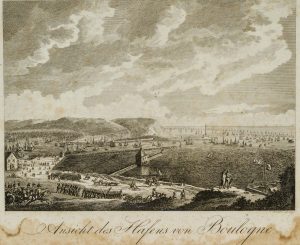 Ansicht des Hafens von Boulogne