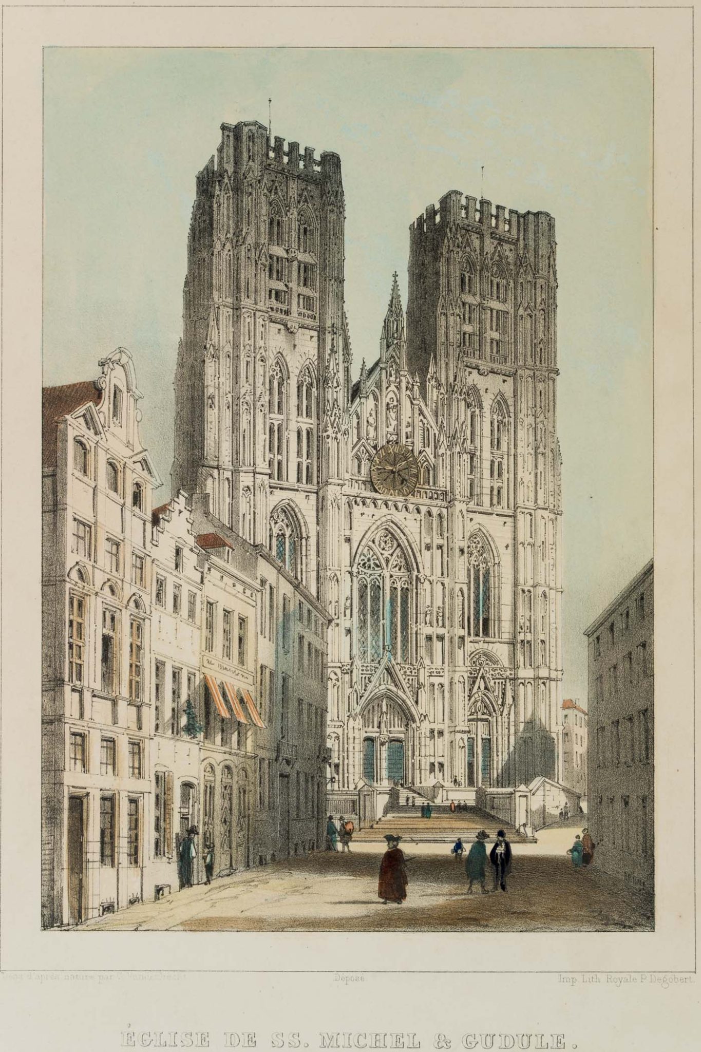 Die Kathedrale in Brüssel